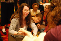 Spinning Babies Find the "nape" of the neck...