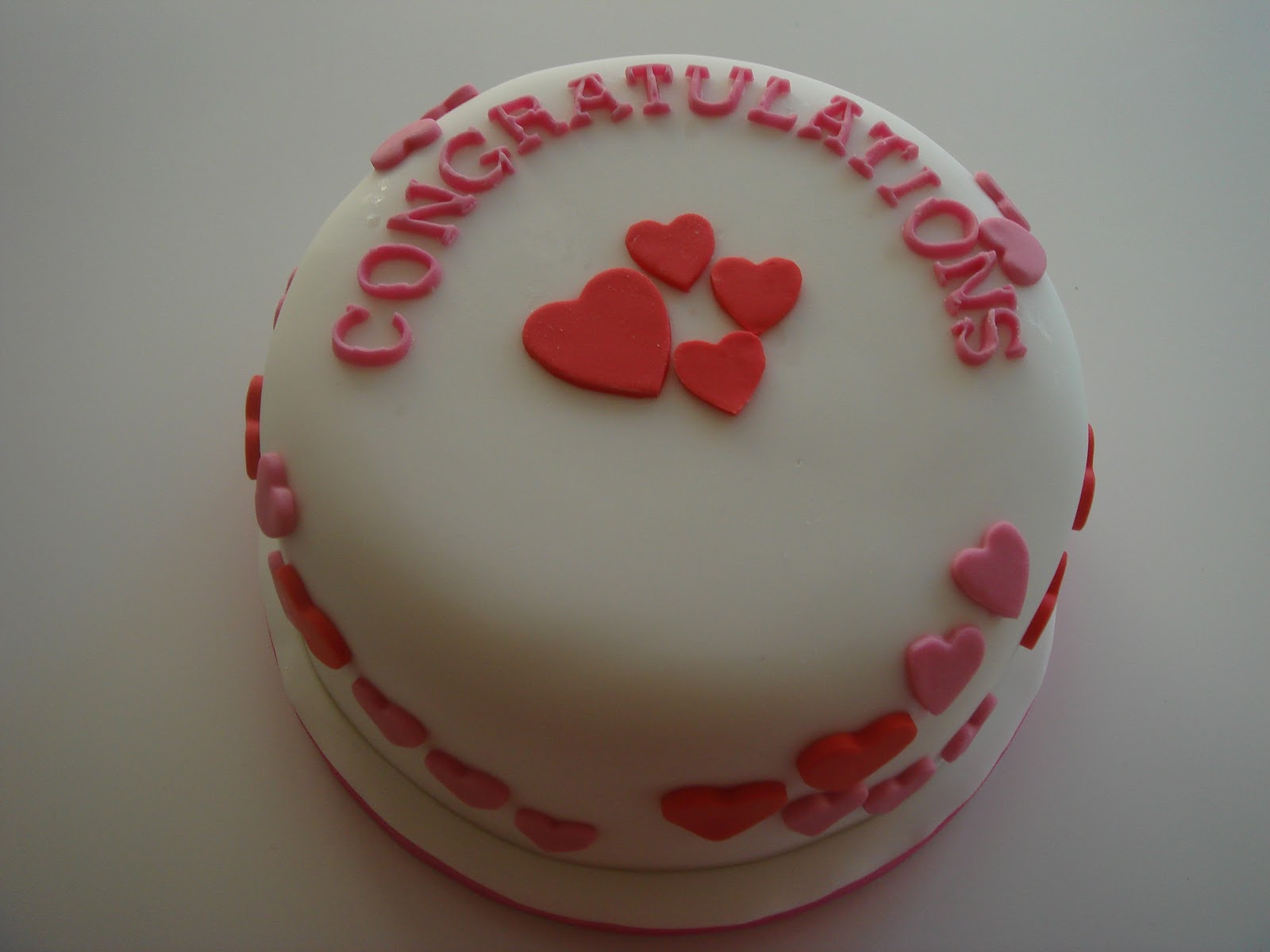 Lizzie's Pretty Scrumptious Cakes Engagement cake