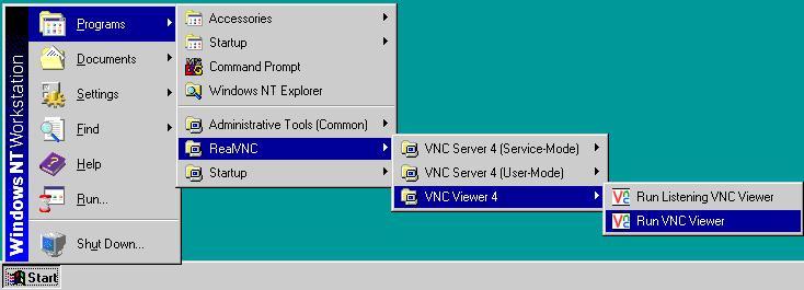 vnc server free edition for win32