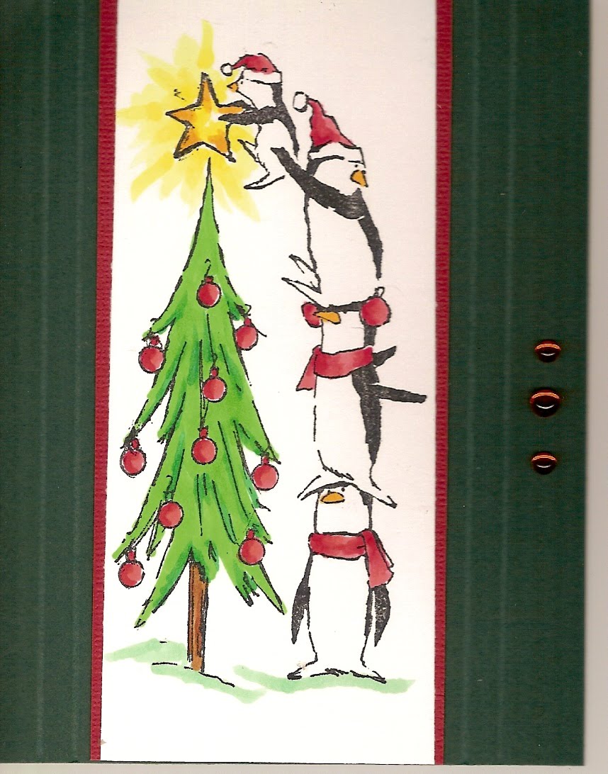 Mary's Impressions Penguin Topper