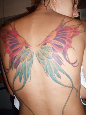 Getting Colorful Tattoos of Butterflies