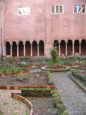 Bosco Parrasio: Cloister Garden and Interior of San Lorenzo, Rome