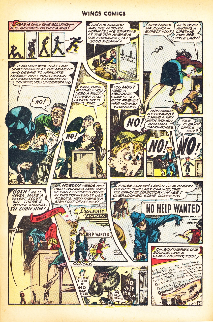 Read online Wings Comics comic -  Issue #71 - 20