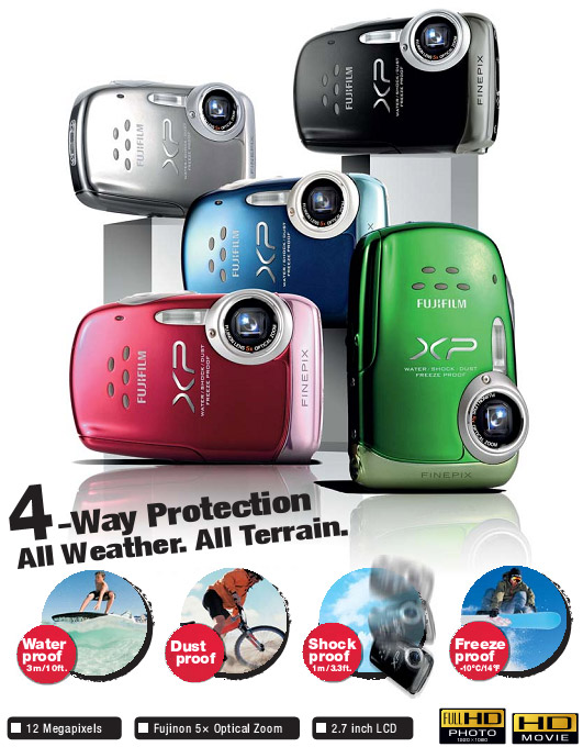 New FinePix XP10 compact Camera