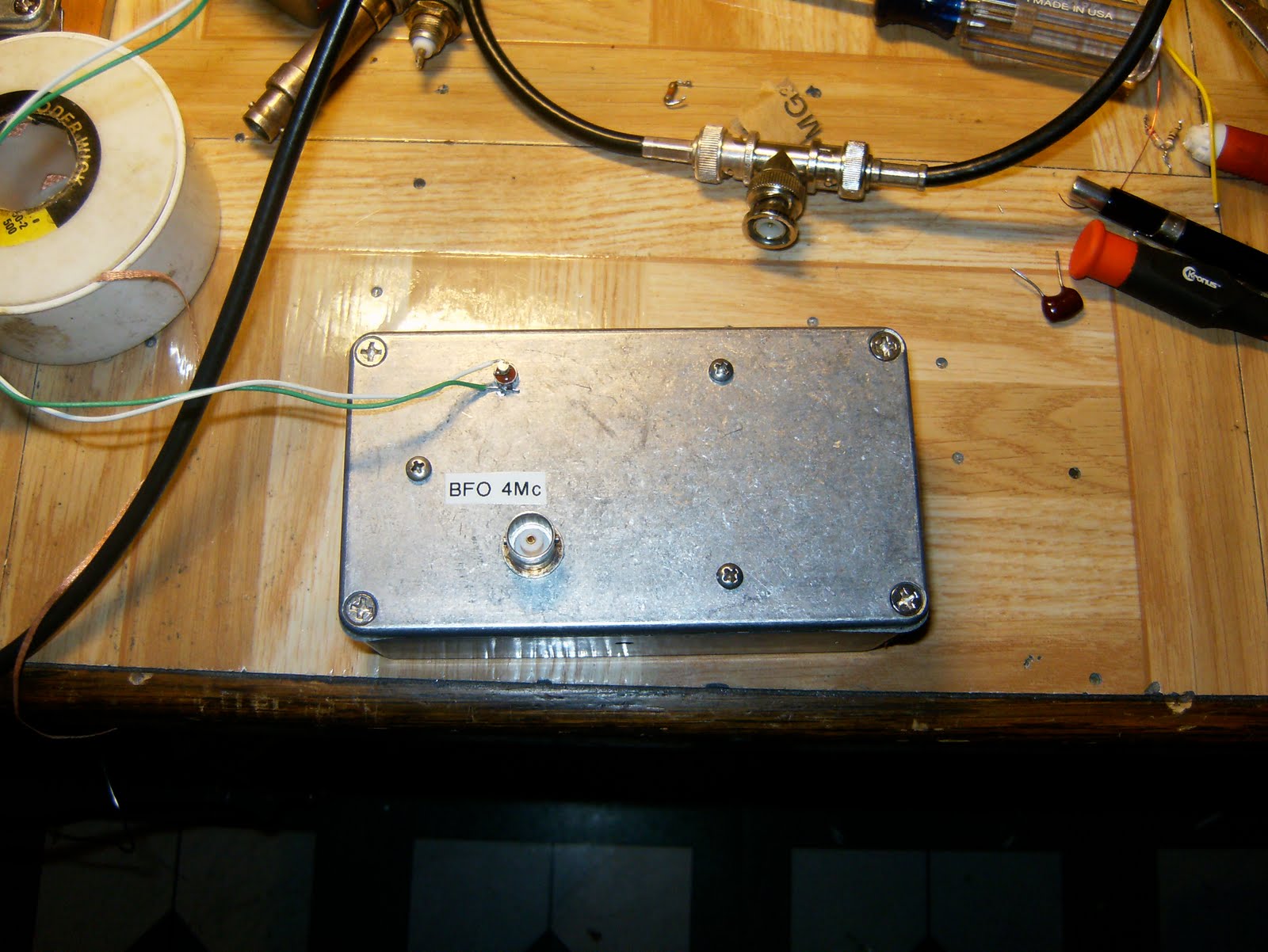 Mr. Vacuum Tube a low phase noise crystal oscillator BFO