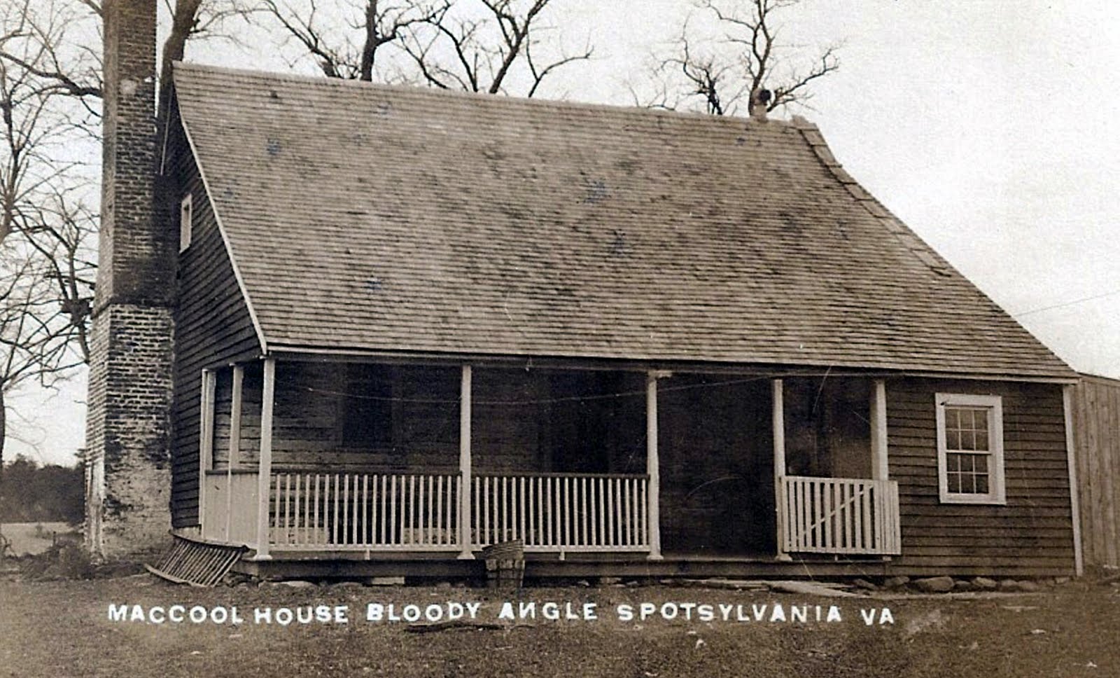 Spotsylvania Civil War Blog McCoull House, Spotsylvania Then & Now
