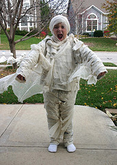 Single Mummy; One In A Million: Make your own Halloween costume!