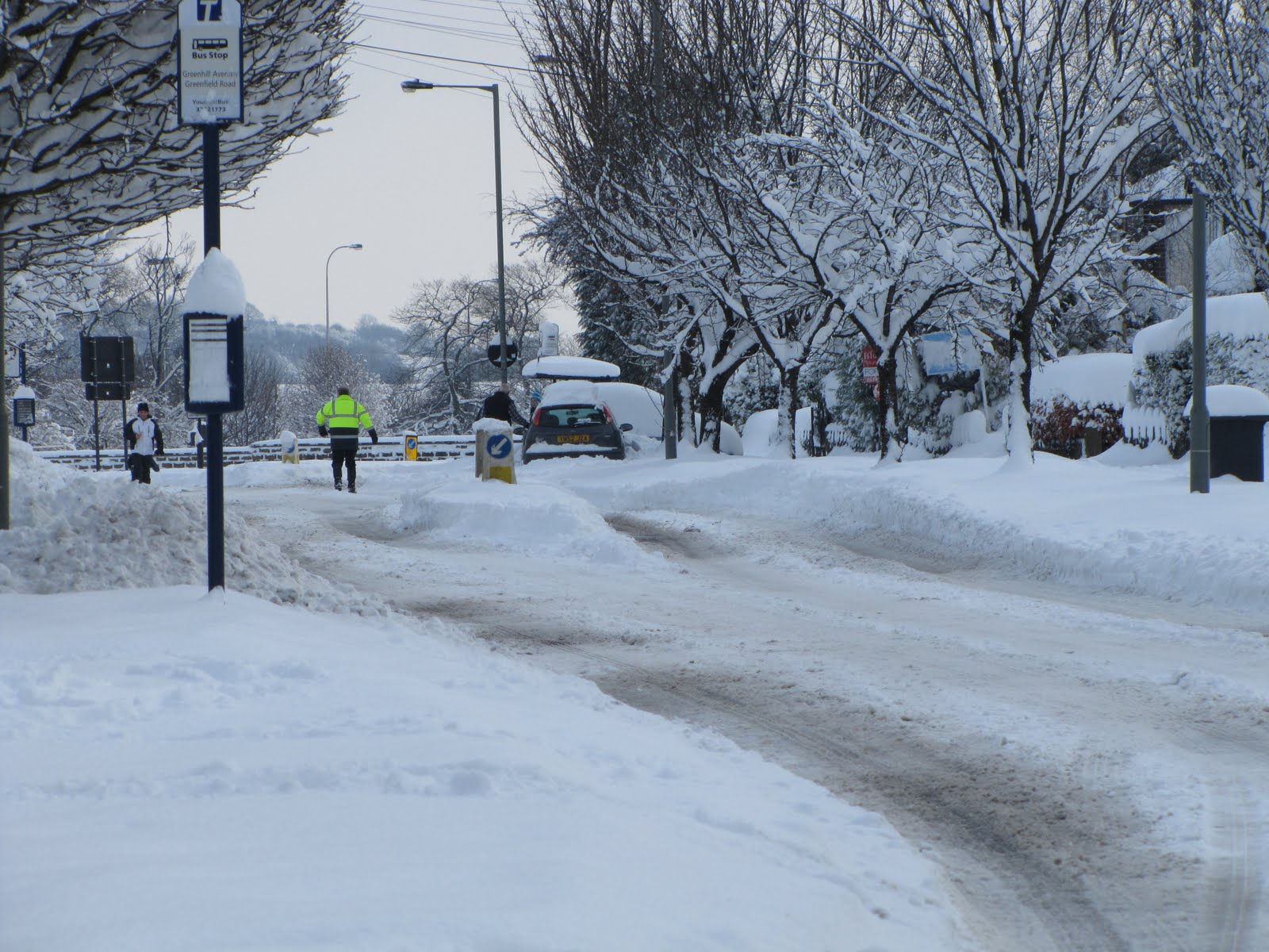 Trev's travails Snow scenes in Sheffield