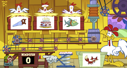 garfield chicken sounds beginning kindergarten called place coop professor