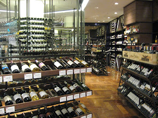 wine department at Hyundai Department Store