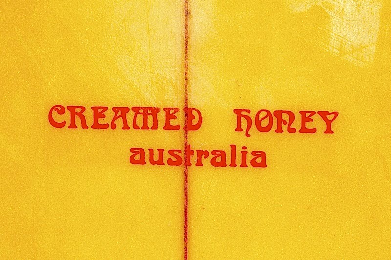 vintage surfboard collector UK Creamed Honey 7'5