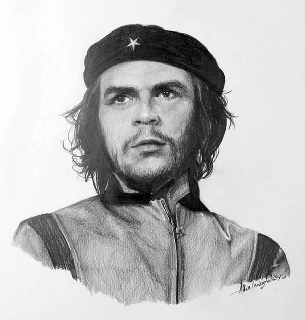 Che Guevara Pencil Drawing Pencil Art Drawing
