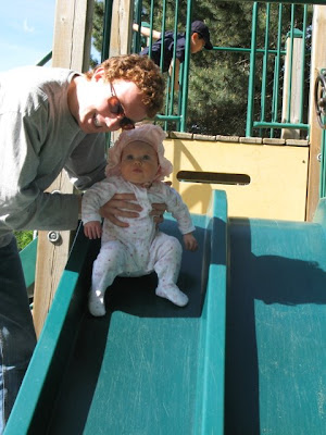 going down the slide