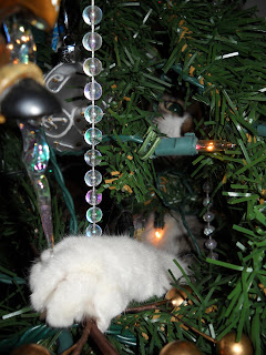 20 Count Rose Gold Eclectic Blackbird Holiday Time Miniature Christmas Tree Shatterproof Ornaments