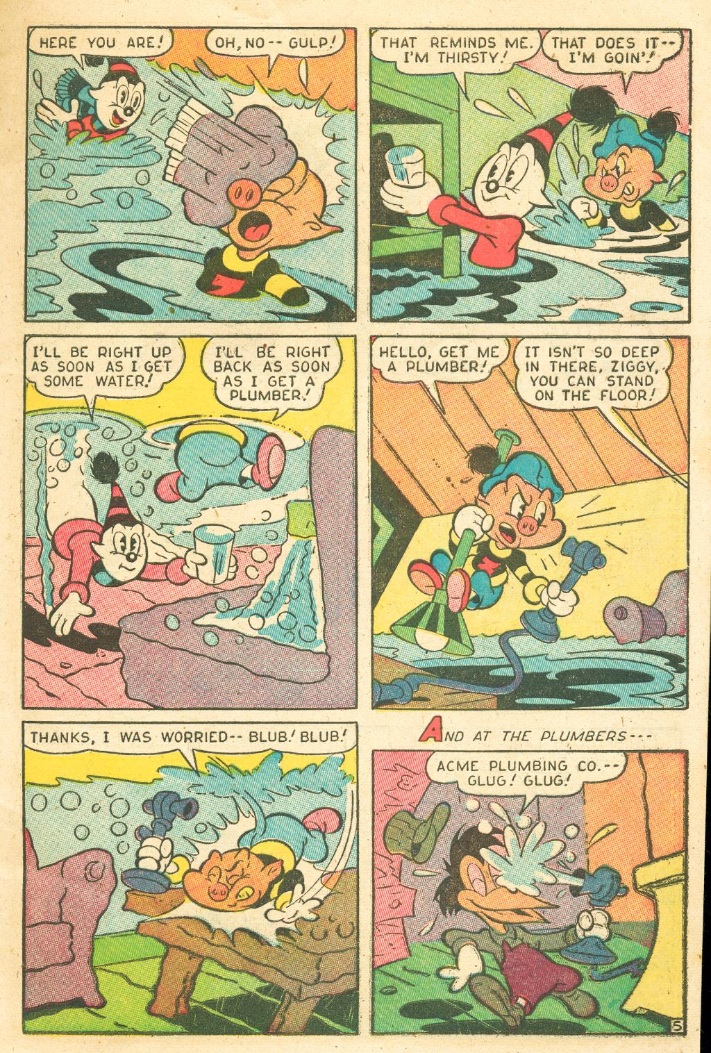 Read online Ziggy Pig-Silly Seal Comics (1944) comic -  Issue #6 - 7