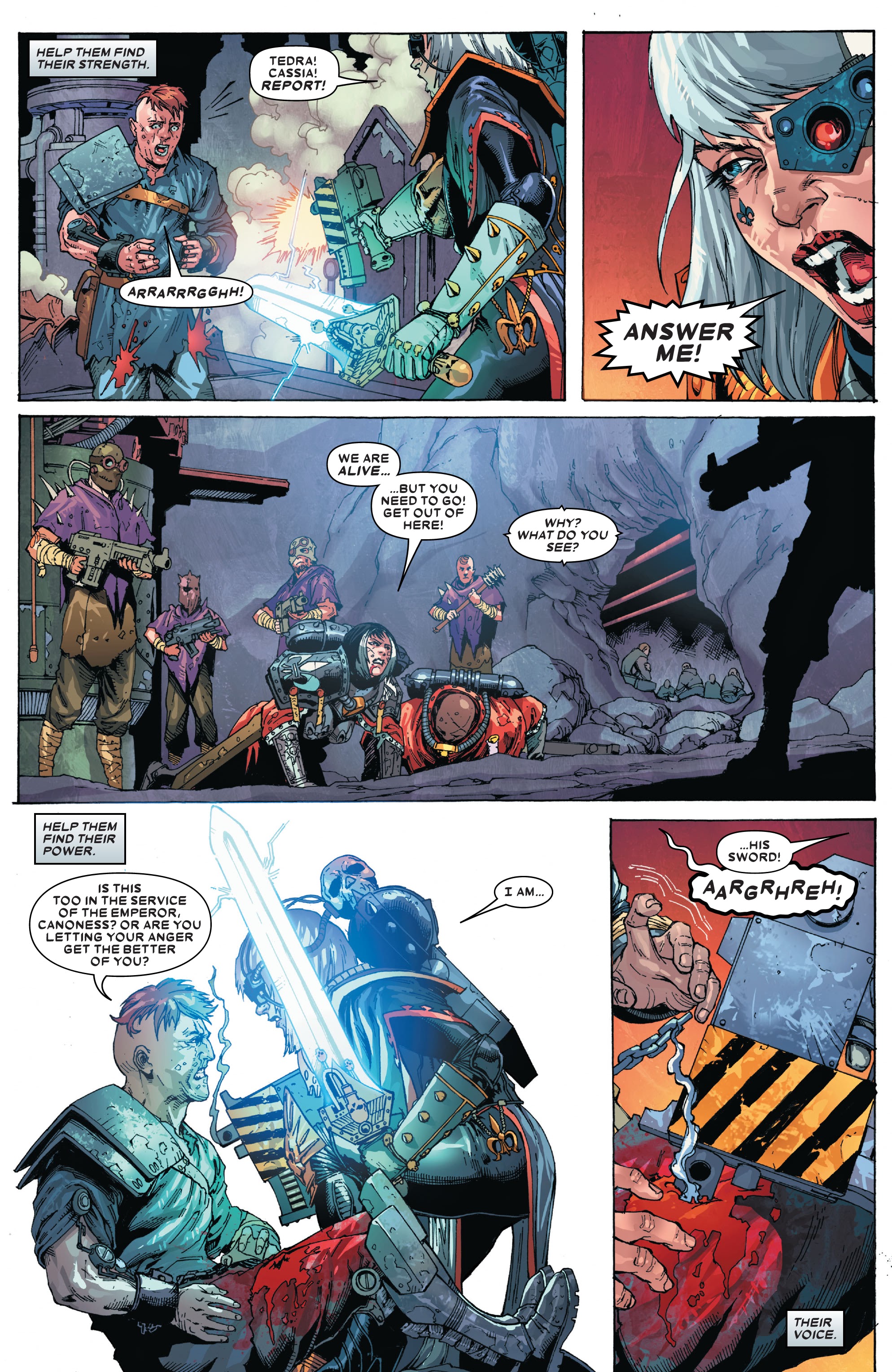 Read online Warhammer 40,000: Sisters Of Battle comic -  Issue #4 - 22