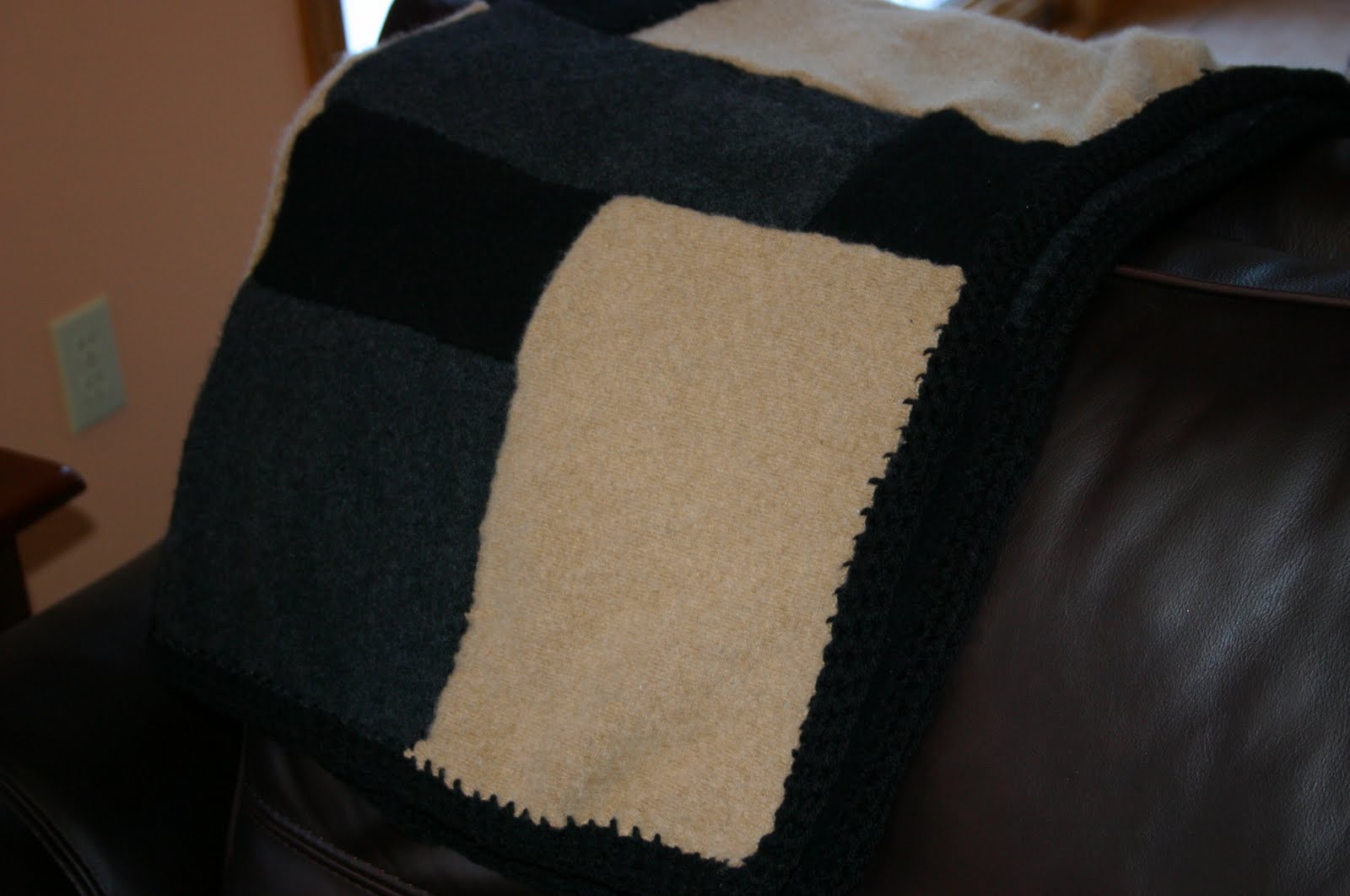 How To Recycled Sweater Throw