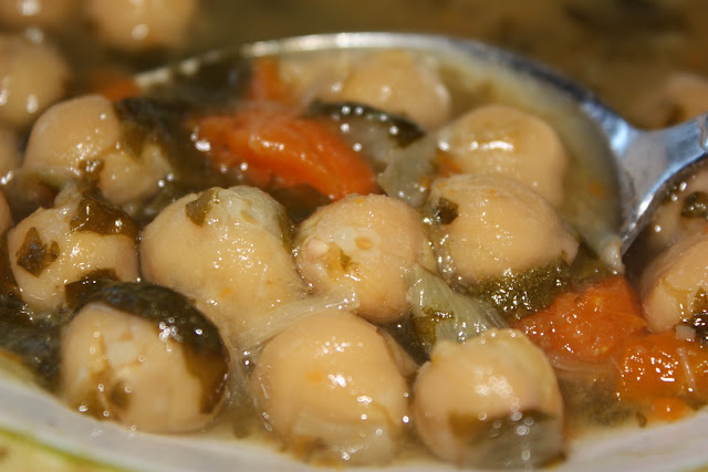  garbanzos con espinacas 
