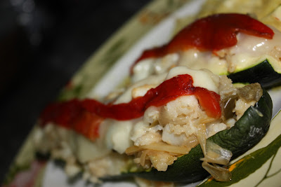  calabacines rellenos de merluza 