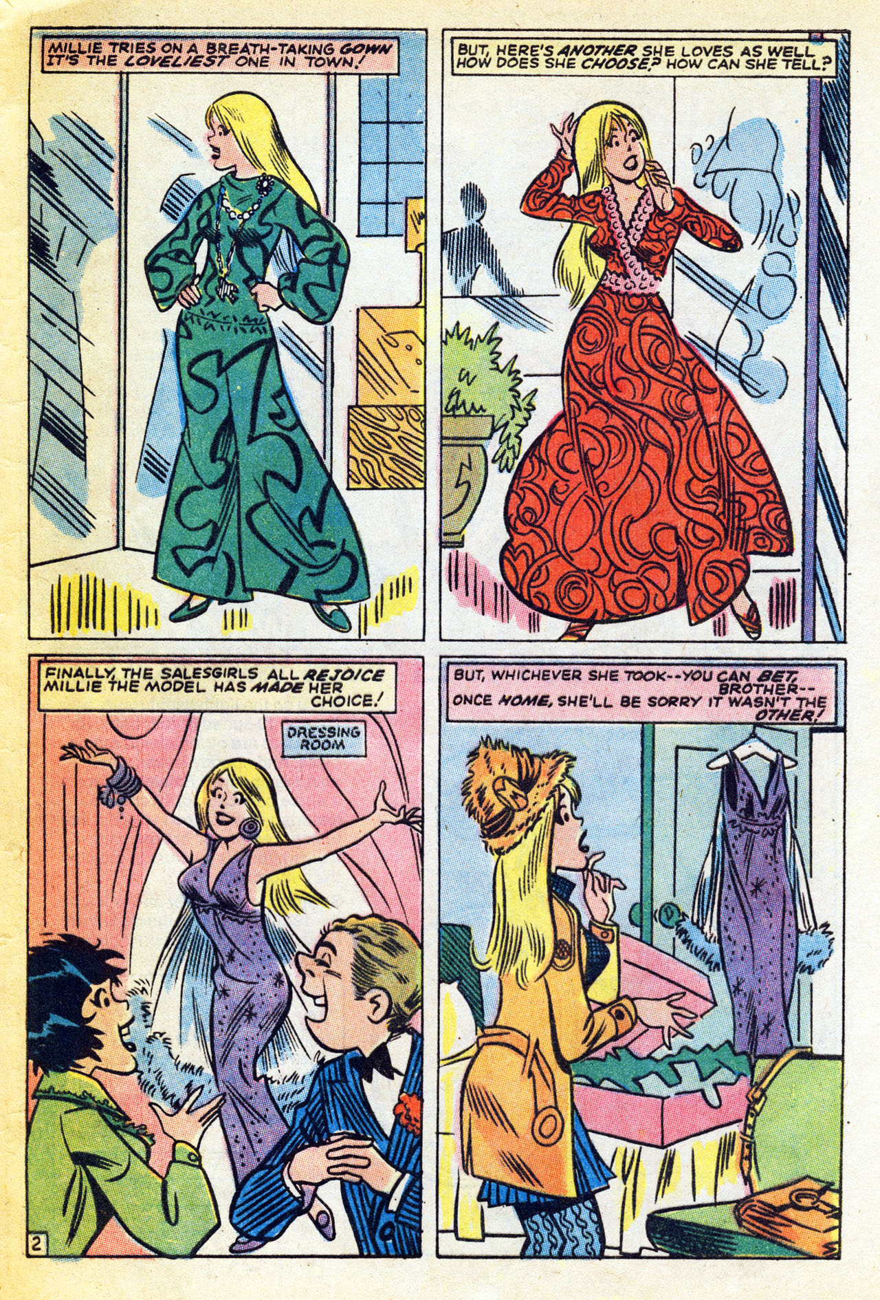 Read online Millie the Model comic -  Issue #194 - 33