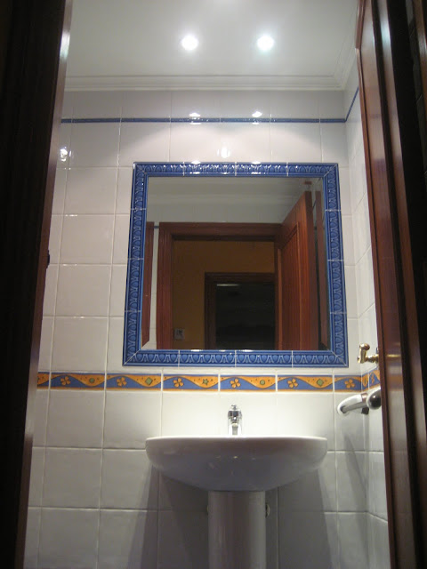 alicatados y solados: espejo encastrado