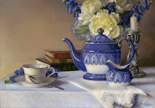 Pretty Blue Tea Pot
