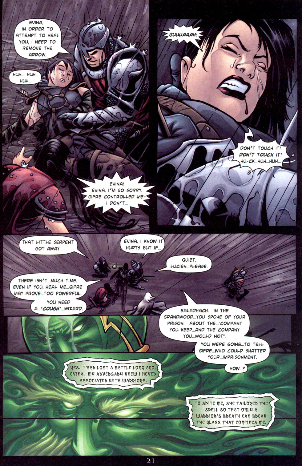 Read online Dungeons And Dragons: In The Shadow Of Dragons comic -  Issue #7 - 21