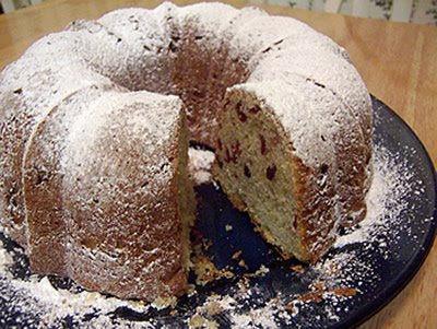 Spiced Cranberry Bundt-Style Coffeecake