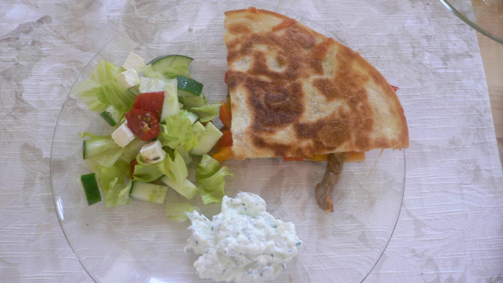 MissMuffins opskrifter Quesadilla med oksekød og peberfrugt..