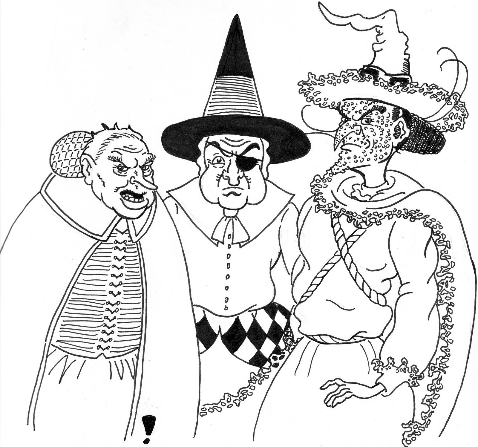 S.P. Maldonado's Oz art Wicked Witches of the South