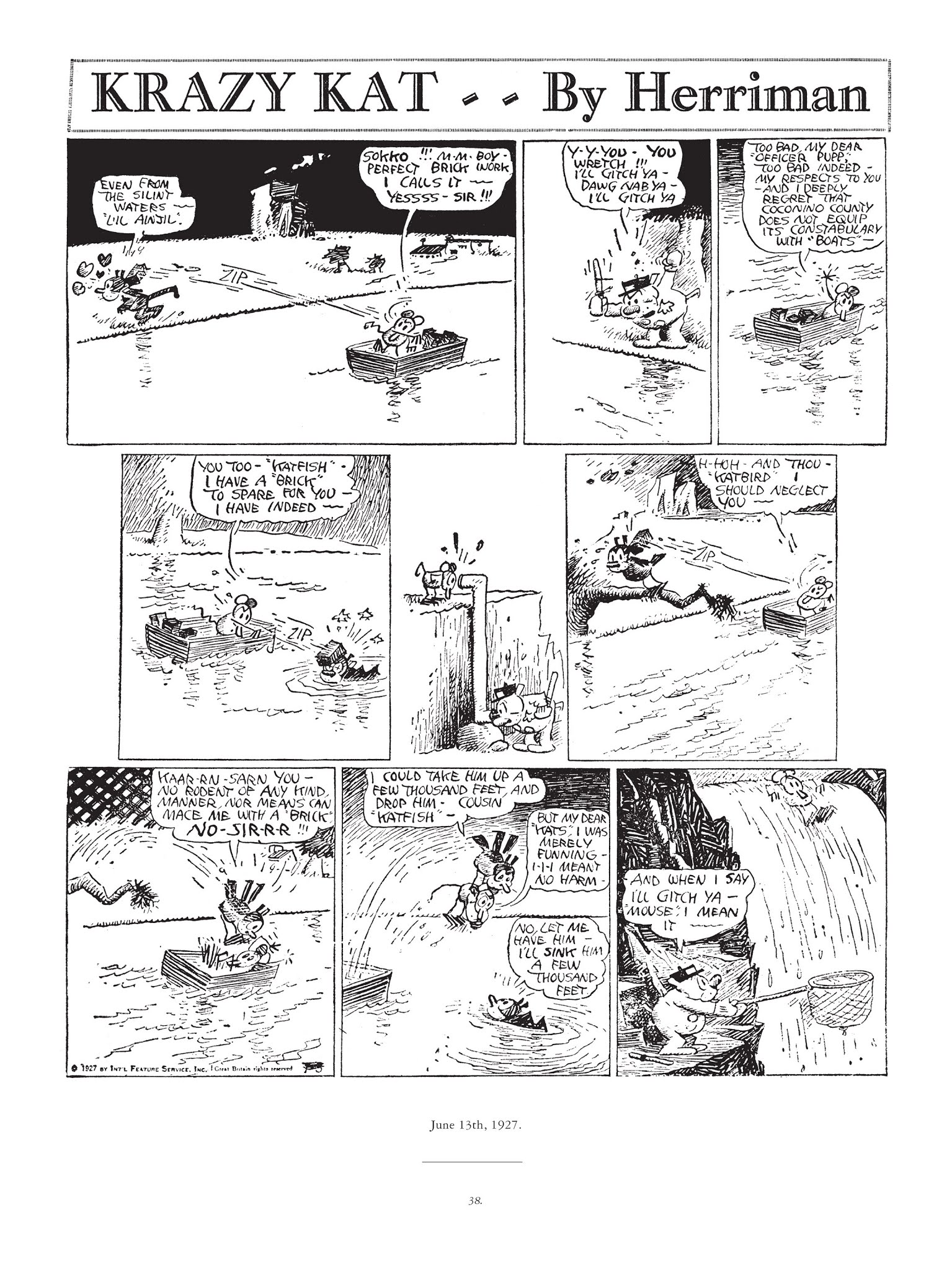 Read online Krazy & Ignatz comic -  Issue # TPB 5 - 38