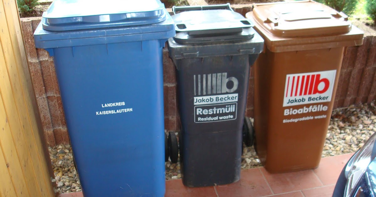 ROWDY IN GERMANY: Trash Disposal