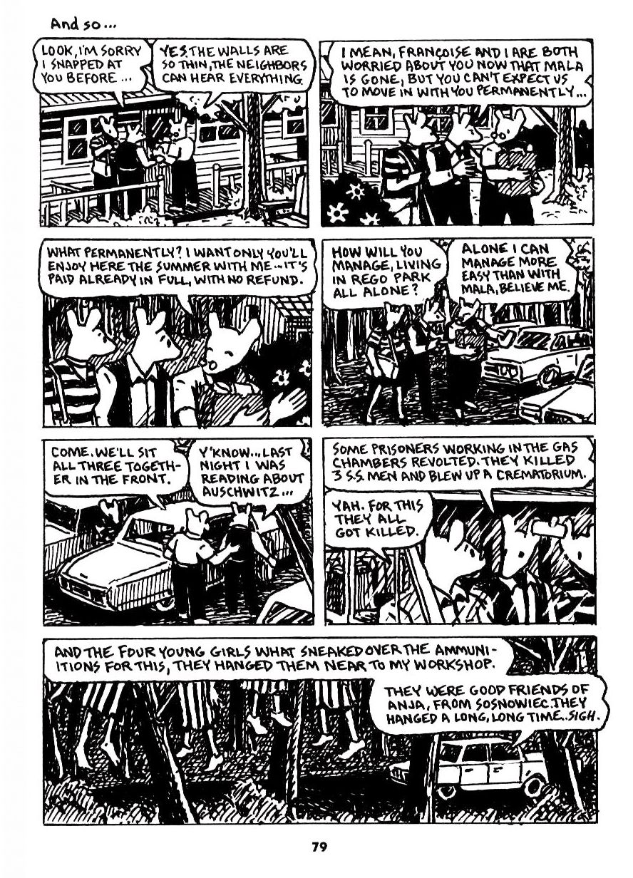 Read online Maus: A Survivor's Tale comic -  Issue # TPB 2 - 74