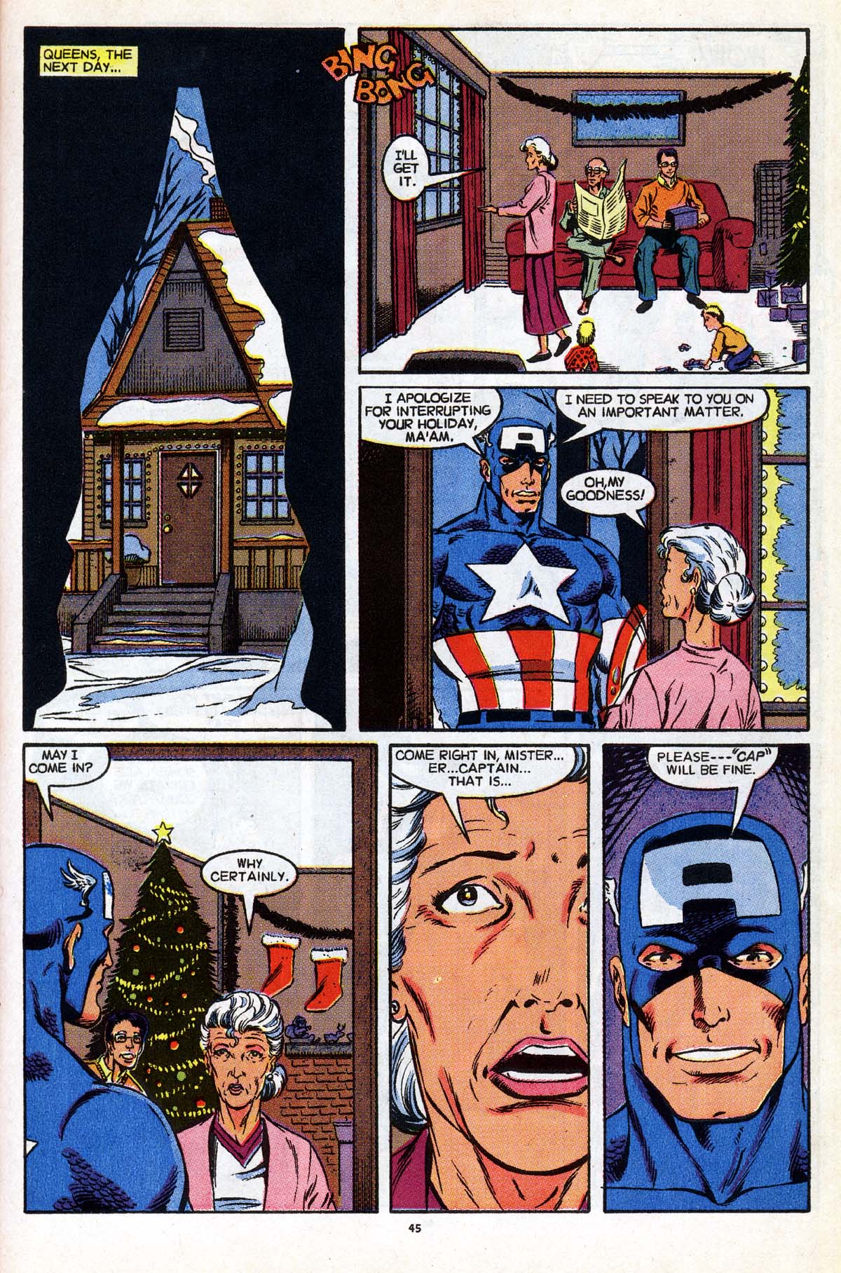 Read online Marvel Holiday Special (1991) comic -  Issue #1991 - 50