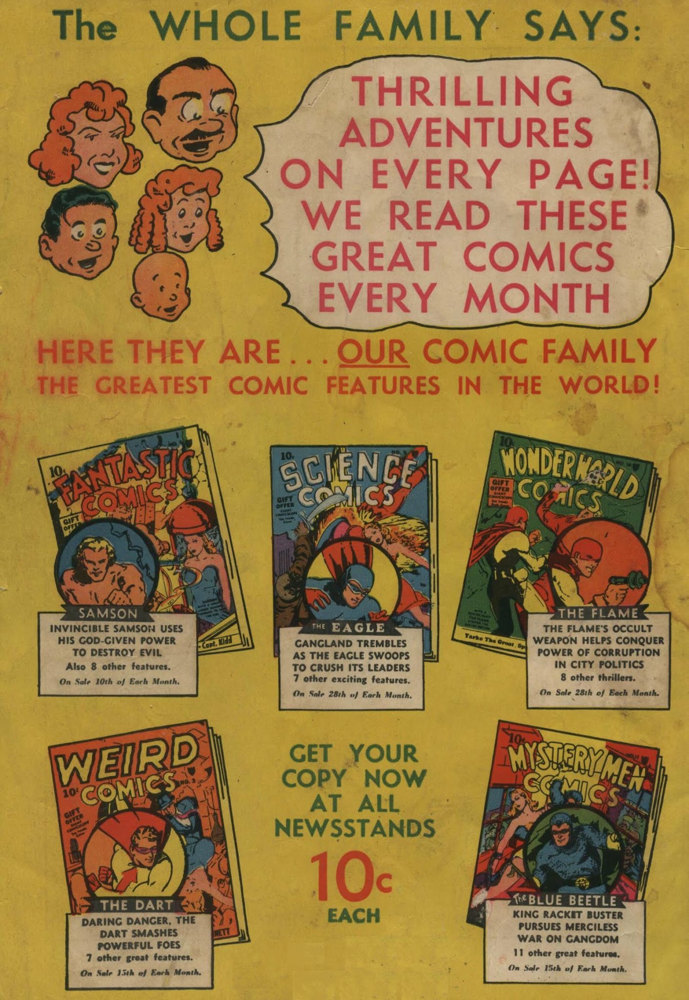 Read online Mystery Men Comics comic -  Issue #15 - 68