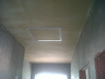 Flash Plastered Ceiling with a trap door