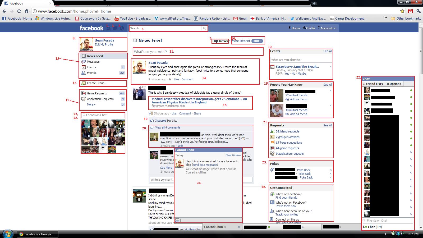 Facebook? Facebook Screenshot and Annotation