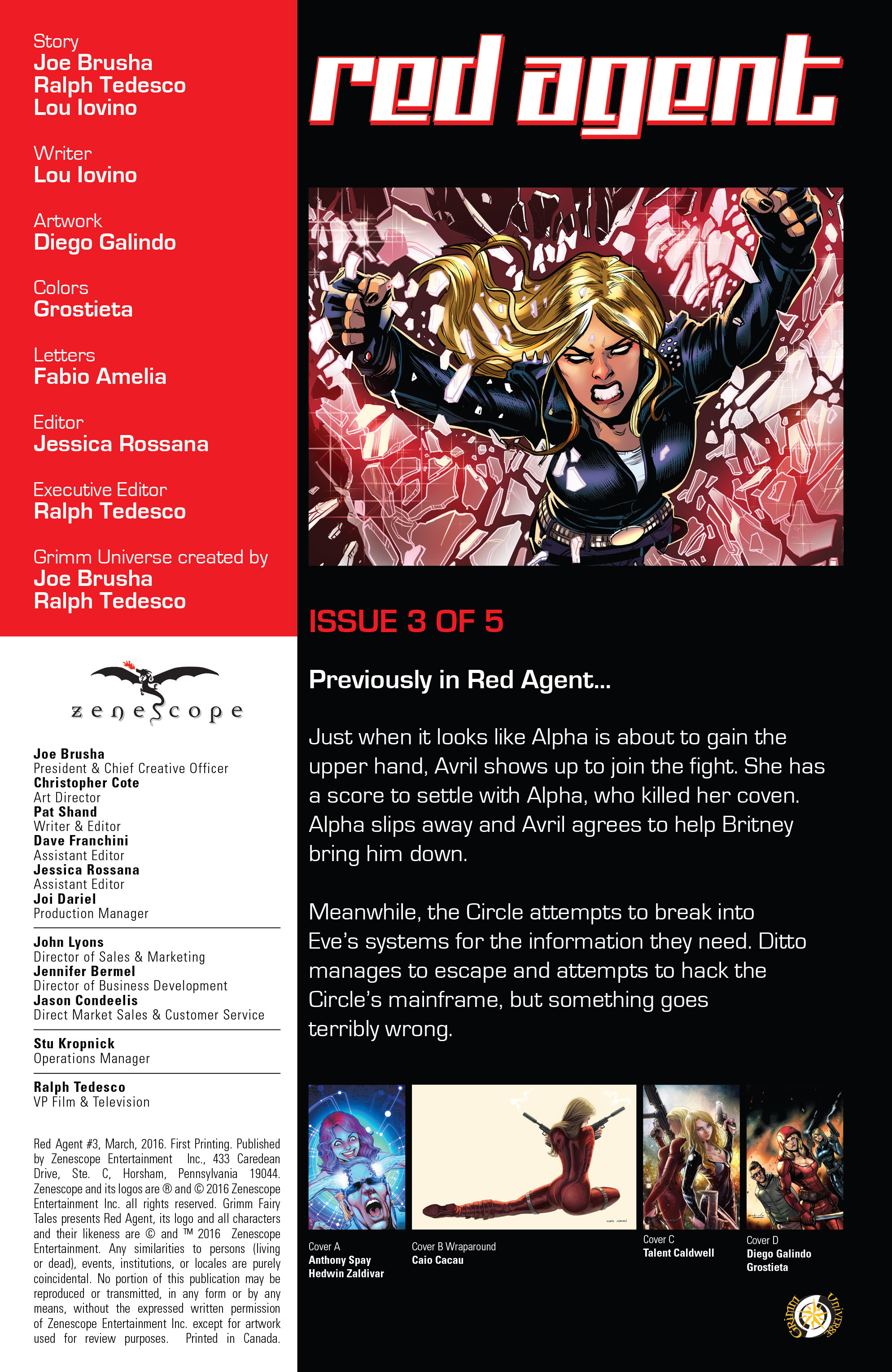 Read online Red Agent comic -  Issue #3 - 2