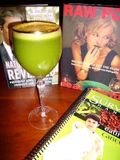 Wheat Grass Coctail & favorite books