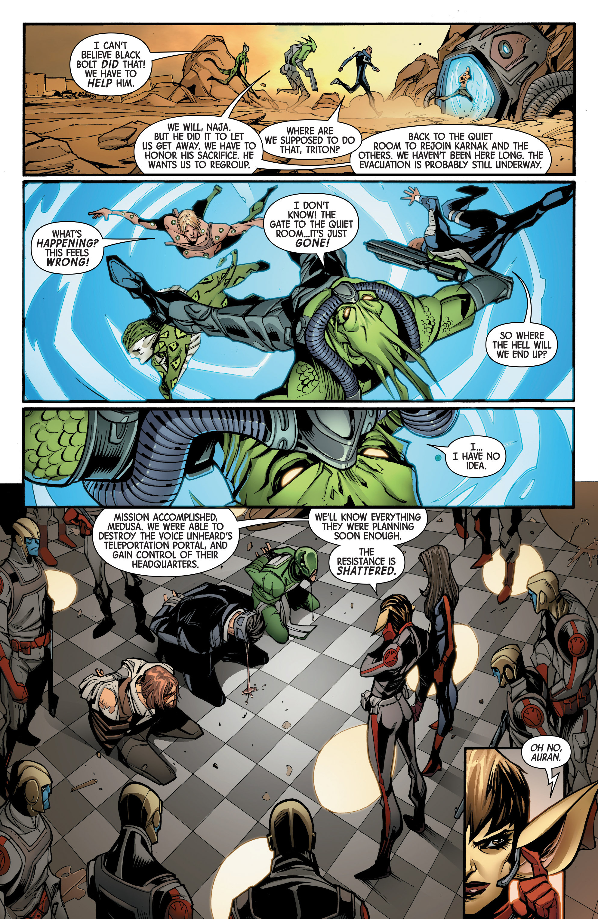 Read online Inhumans: Attilan Rising comic -  Issue #3 - 21