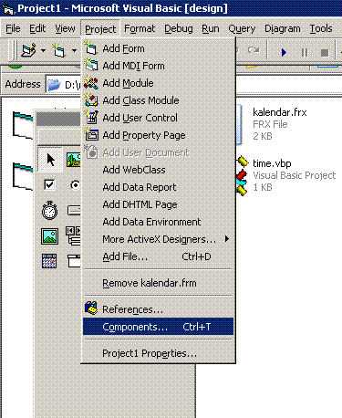 Membuat Kalender menggunakan Microsoft Visual Basic 6.0 ~ Tempat ...