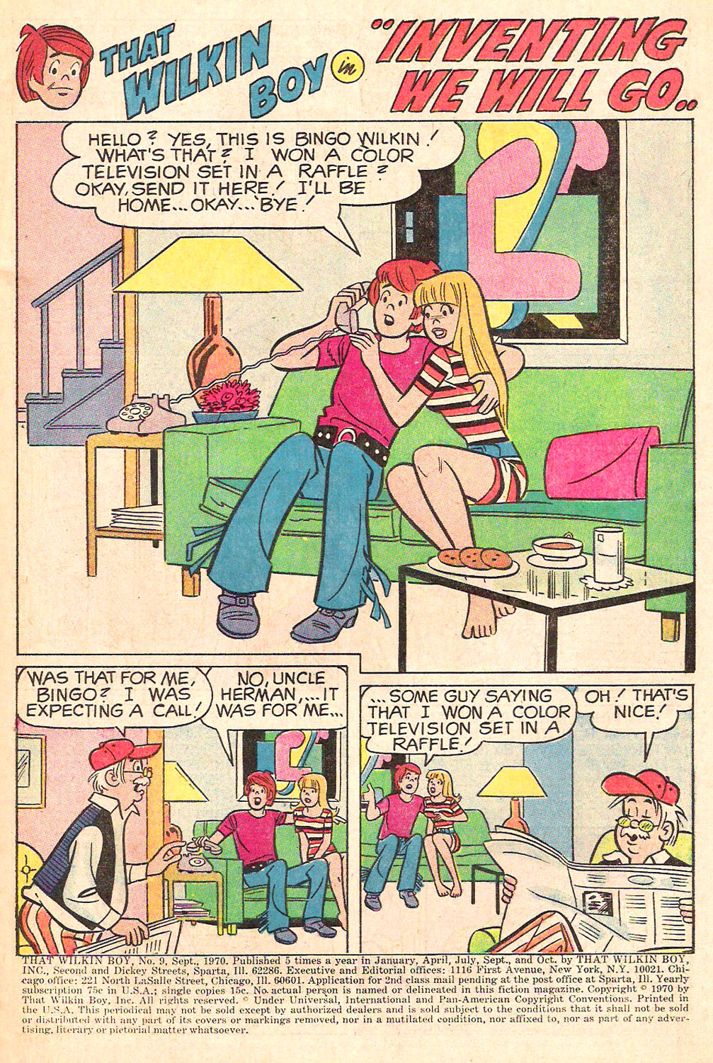 Read online That Wilkin Boy comic -  Issue #9 - 2
