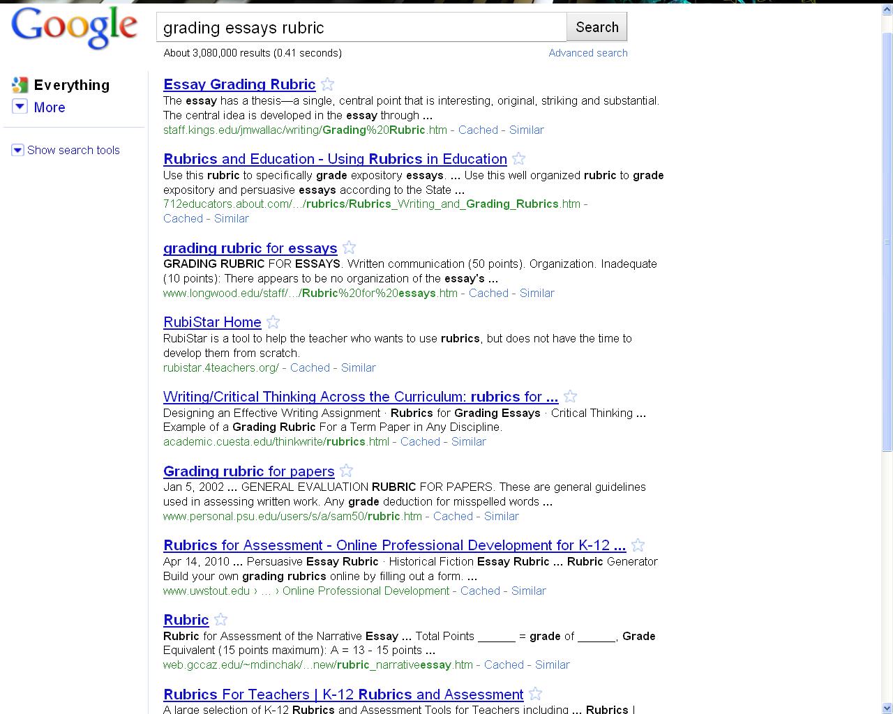 Tok essay assessment instrument picture