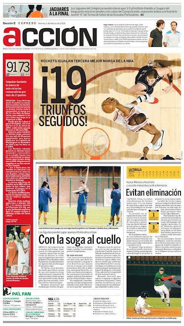 Página editada en Expreso