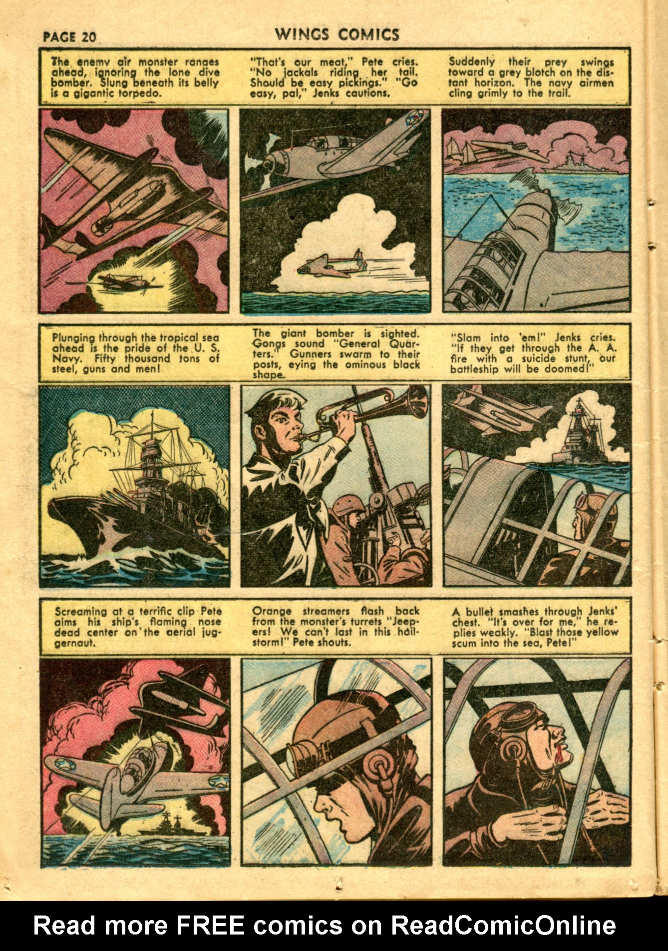 Read online Wings Comics comic -  Issue #25 - 22