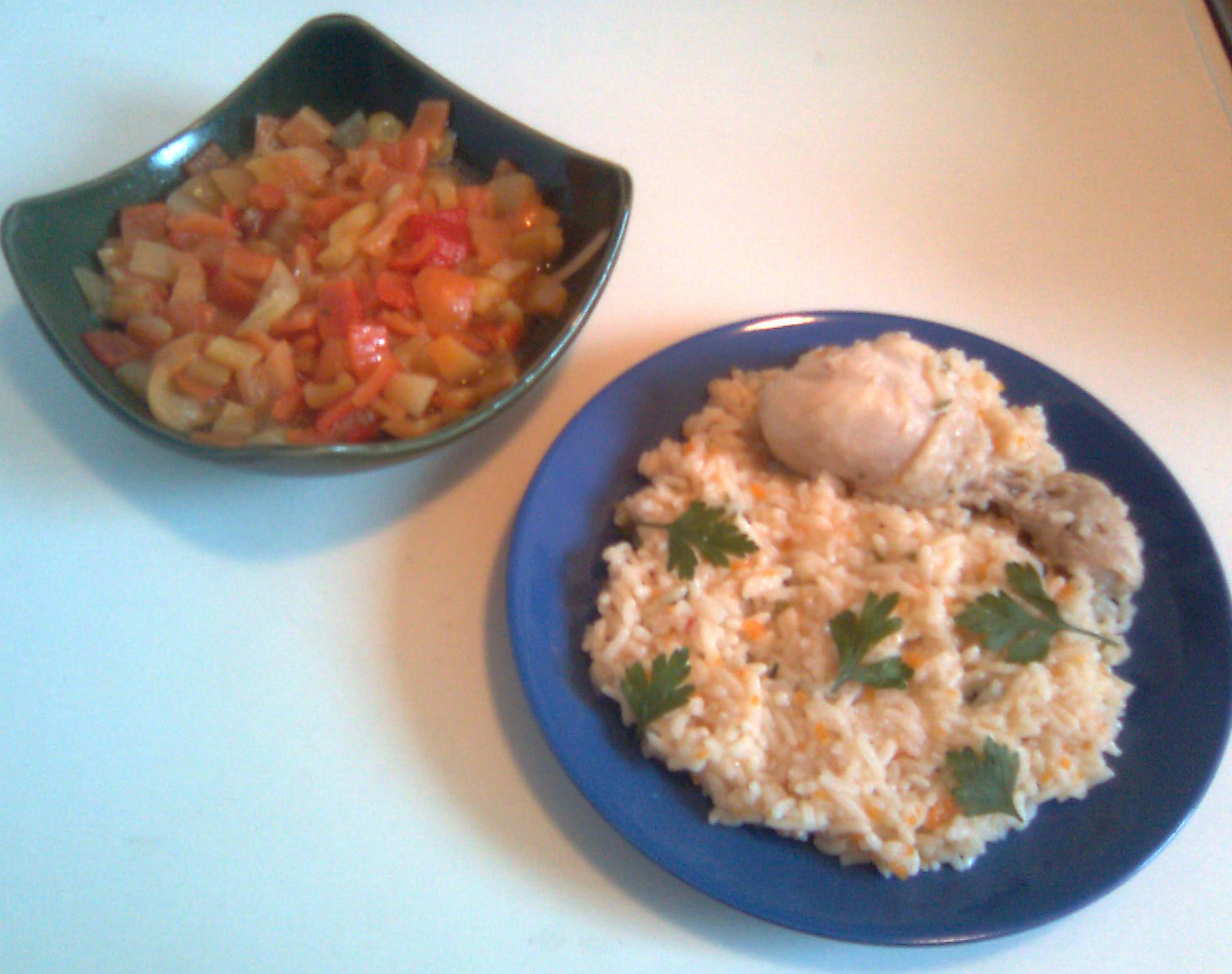 Retete gustoase si garnisite Pilaf cu pui