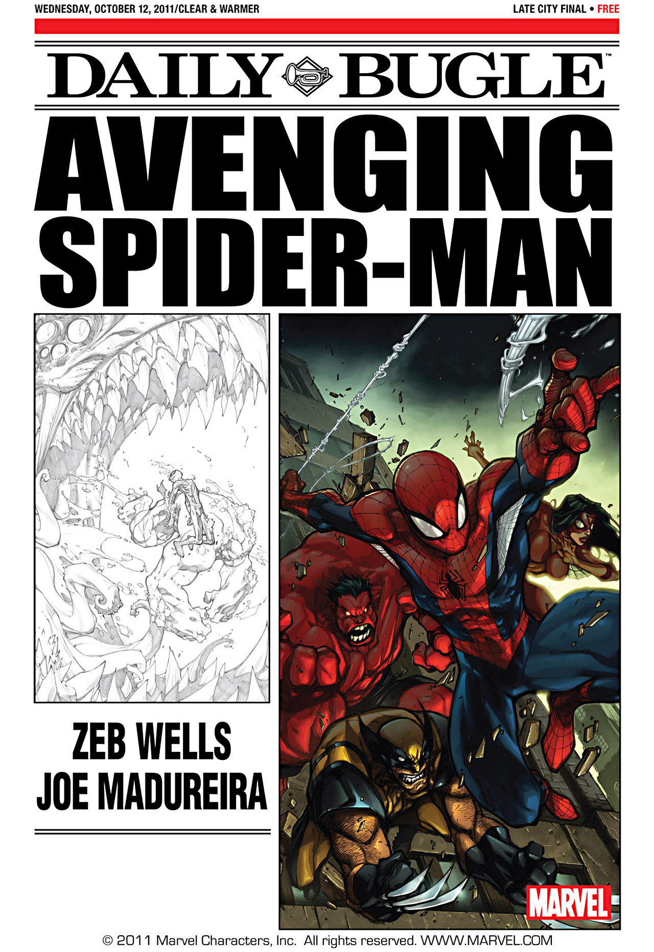 Read online Avenging Spider-Man Daily Bugle comic -  Issue # Full - 1