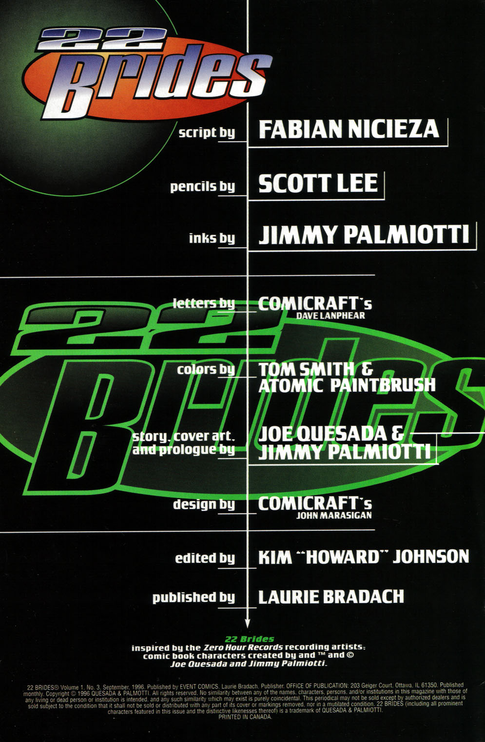 Read online 22 Brides comic -  Issue #3 - 2