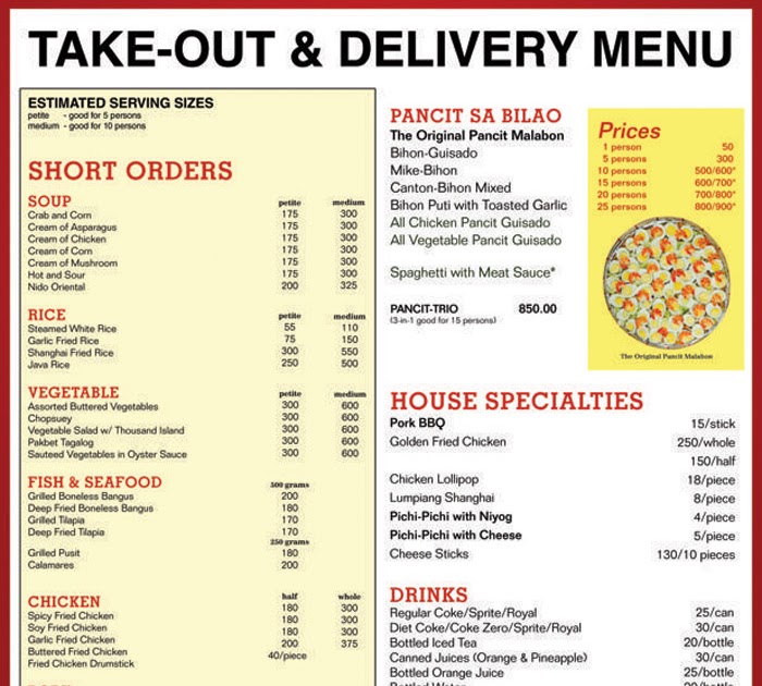 Popular Food Chain Restaurants Popular Food Chain Restaurants