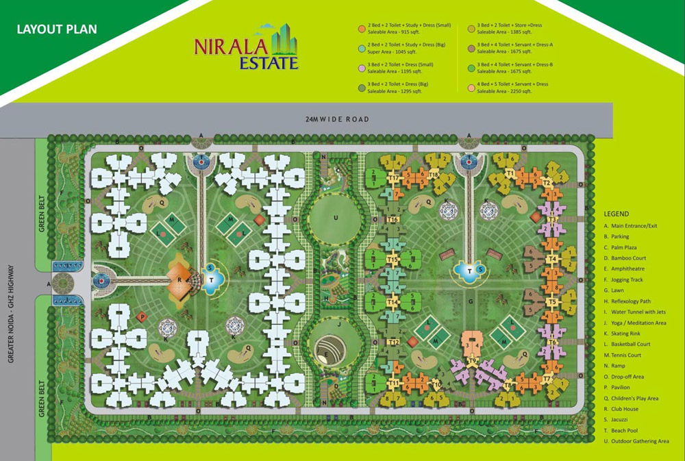 Nirala Estate site Plan Nirala-Estate-site-plan